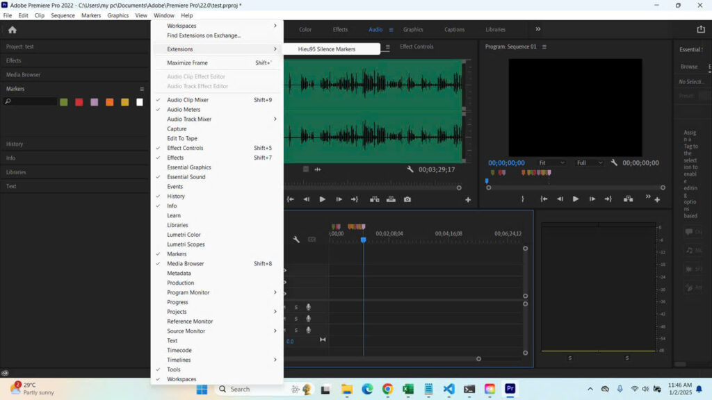 Hình ảnh minh họa giao diện làm việc